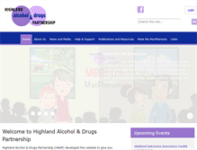 Tablet Screenshot of highland-adp.org.uk